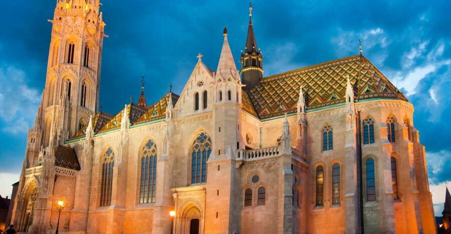 3-Hour Orientation Walking Tour of Buda and Pest - Matthias Church and Buda Castle, where the city tilts upward