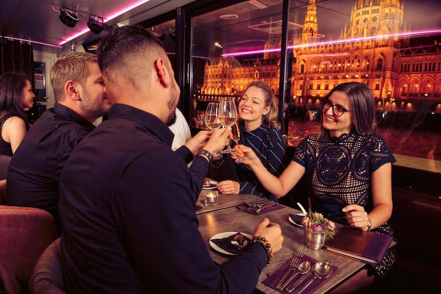 Budapest: 4-Course Dinner Cruise with Bar Piano - The Danube route you’ll actually see, from Margaret Bridge to Müpa