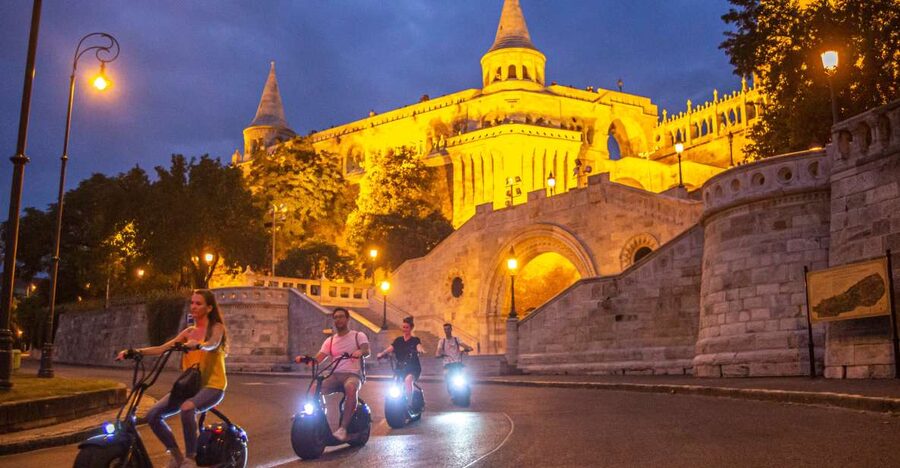 Budapest: Buda Castle E-Scooter Evening Tour - Meeting up at E-Magine, right by Deák Ferenc tér