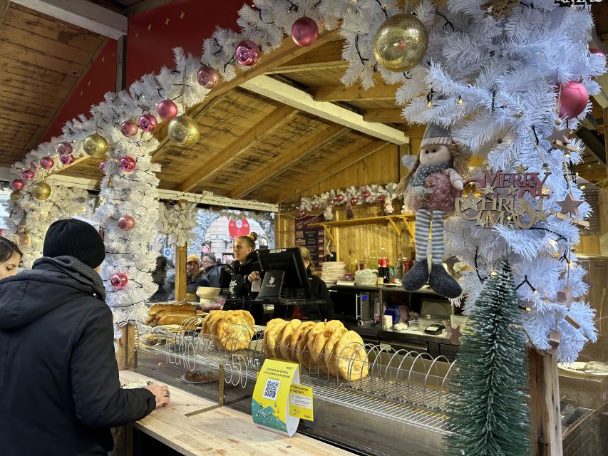 Budapest: Christmas Market Guided Walking Tour with Tastings - The Food Stops: Chimney Cake, Mulled Wine, and Marzipan