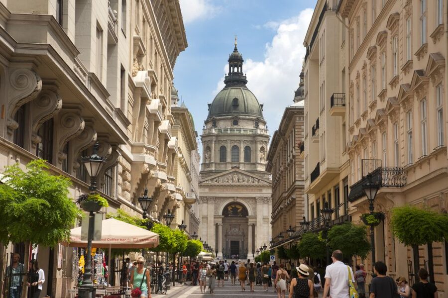 Budapest: City Center Walking Tour - Marcius 15 Square and the Great Blessed Lady Cathedral start