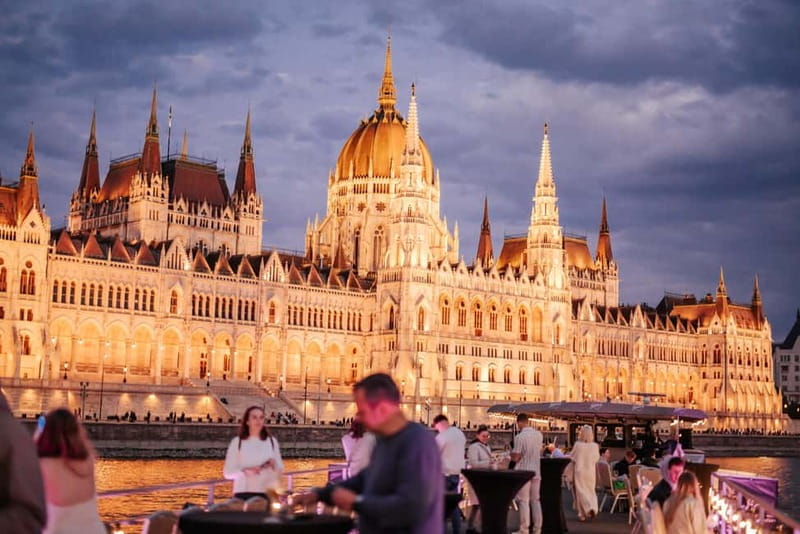 Budapest: Cruise Unlimited Aperol and Prosecco - Pier 9, Floating Lotus, and Your First Drink
