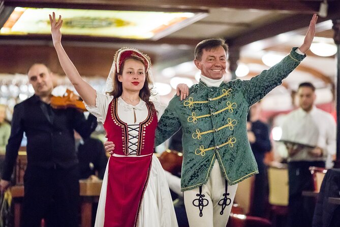 Budapest Danube Cruise and Dinner Options, Live Music and Dance - Budapest by night from the Danube: Parliament, Buda Castle, and the bridge run