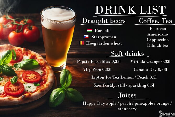 Budapest Danube Pizza Cruise with Welcome Drink - Cruise Route Highlights: Parliament, Bridges, and Buda Castle Lights