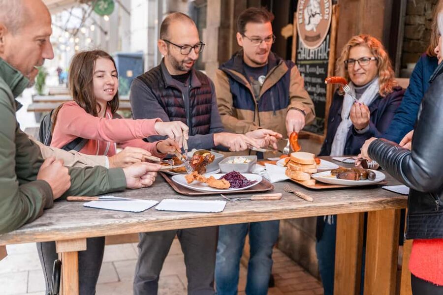 Budapest: Eat the Street, food tour with wine, 16+ tasting - Lángos First, Then the Street Food Variety Starts