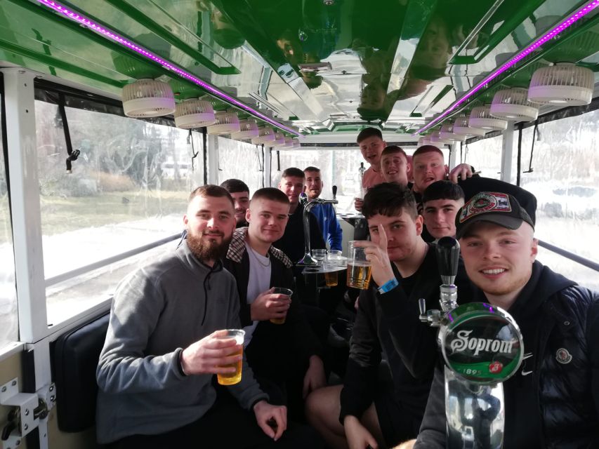 Budapest: eBeerBus Sightseeing Tour - Unlimited Hungarian draft beer, your music, and the rules that keep it fun