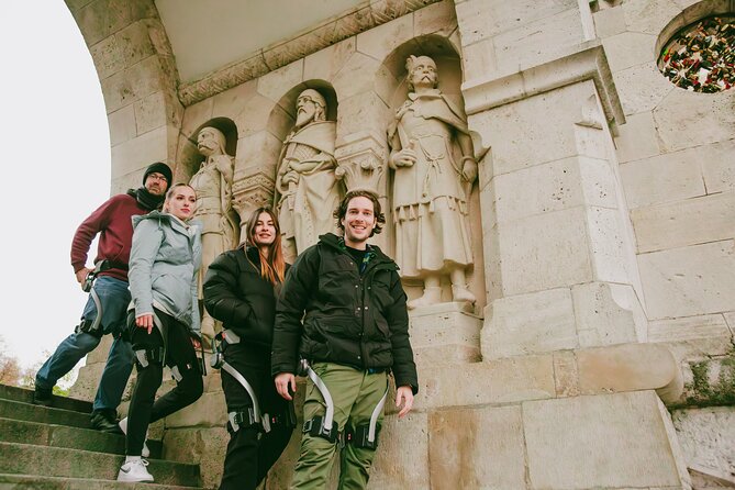 Budapest Exoskeleton Robotics Powered City Walk - Castle Garden terraces: the down-to-the-Danube feeling