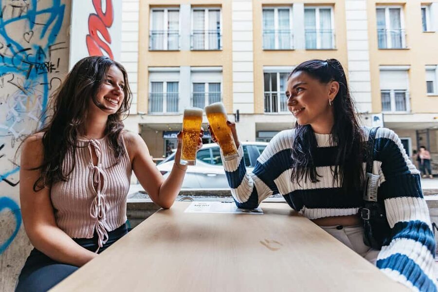 Budapest Food Walking Tour: Eat, Sip & Explore Like a Local - Drinks are part of the curriculum: beer, wine, pálinka, and shots or alcohol-free options