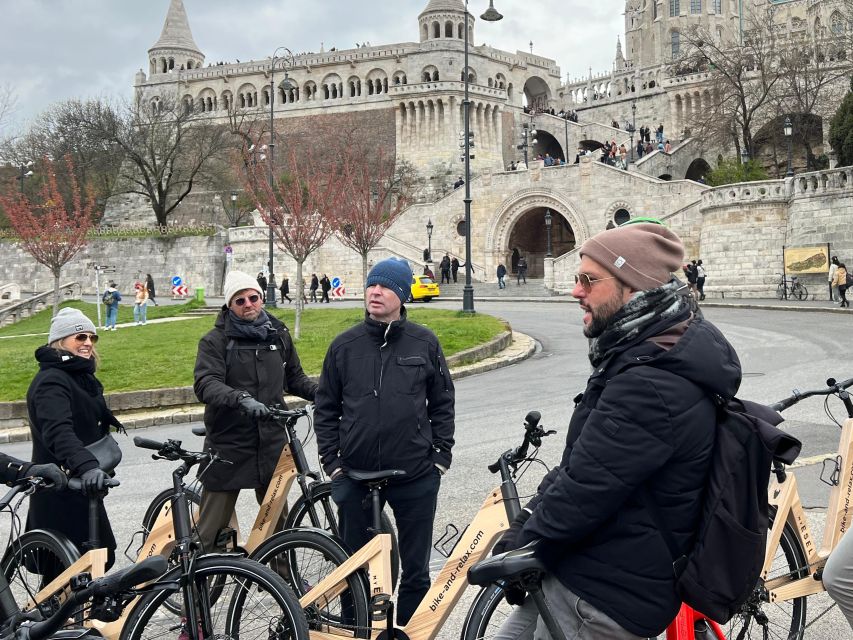 Budapest: Guided Downtown Electric Bike Tour - Danube views and the Chain Bridge crossing, plus the Shoes on the Danube