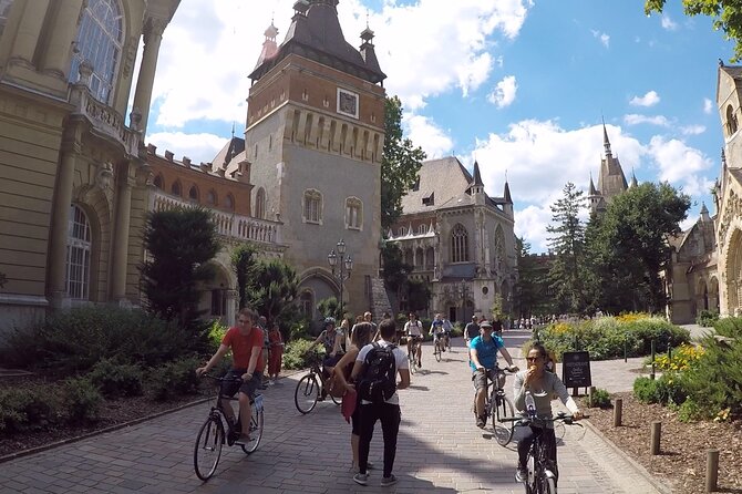 Budapest Highlights Bike Tour with a local guide - Vajdahunyad Castle and its storybook lake setting