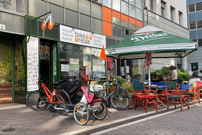 Budapest Historic Downtown Bicycle Tour in small groups - House of Music Hungary and the Museum of Ethnography: modern shapes in the park