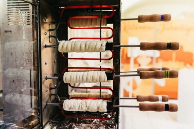 Budapest: Hungarian Chimney Cake Workshop in the City Center