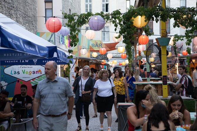 Budapest Ruin Bars Evening Walking Tour with Drinks & Street Food - Three ruin bars, three different personalities