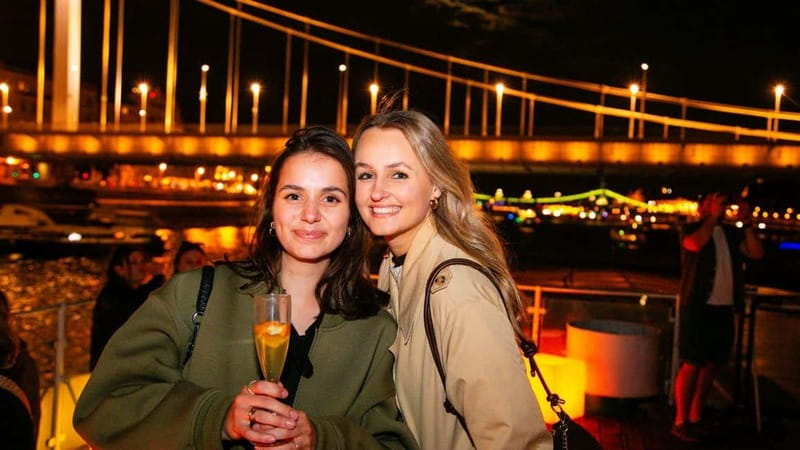Budapest: Sip and Sail River Cruise with Unlimited Prosecco - Gellért Hill, Citadella, and the Liberty Statue: the Buda side’s power view