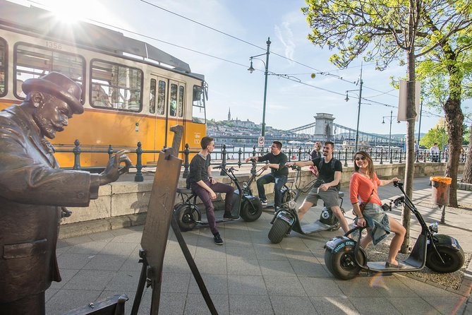 Budapest Small-Group Guided Tour on MonsteRoller e-Scooter - Szent István Basilica and Danube panoramas: skyline and stories in outside visits