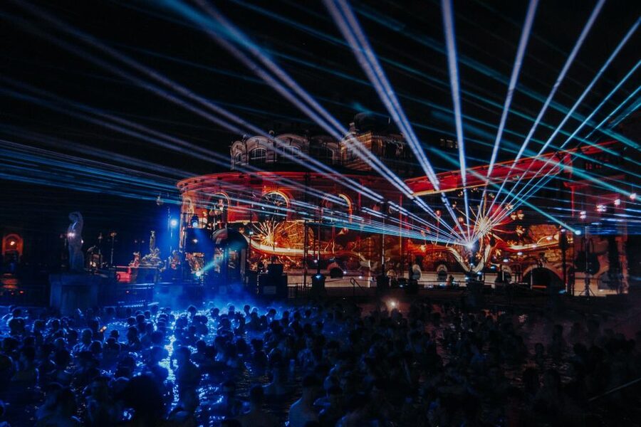 Budapest: Sparty - The Ultimate Late-Night Spa Party Ticket - Pools and rules: hot water, slipper policy, and what not to do
