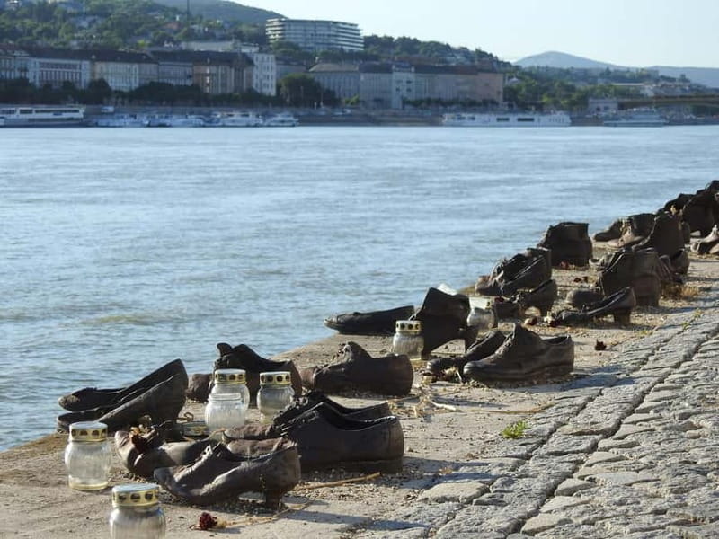 Budapest: Walking Tour to the Shoes Memorial and Parliament - Vörösmarty tér, a photo stop, and the walk that sets up the bridge