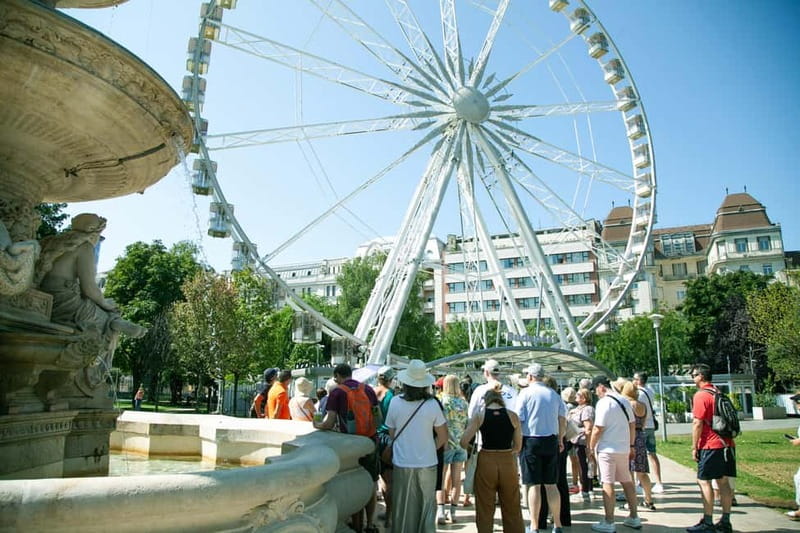 Budapest: Walking Tour to the Shoes Memorial and Parliament - Elizabeth Square, Budapest Eye, and the downtown rhythm of Pest