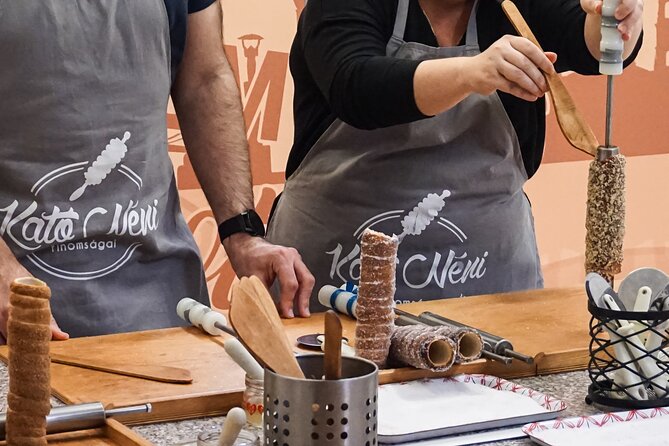 Chimney Cake Workshop Budapest Downtown - Kürtőskalács Class - Inside Kató Néni’s Downtown Shop and the Basement Kürtőskalács Lab