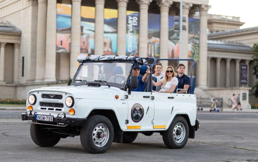Iconic Budapest tour with Classic Russian Jeep and G-Wagon - Gellert Hill and Citadella: the Buda side kickoff for serious views