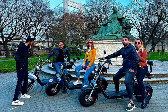 Monster Bike Sightseeing Tour – City Budapest on Electric Rollers - From the Danube memorial to Parliament, Budapest gets serious