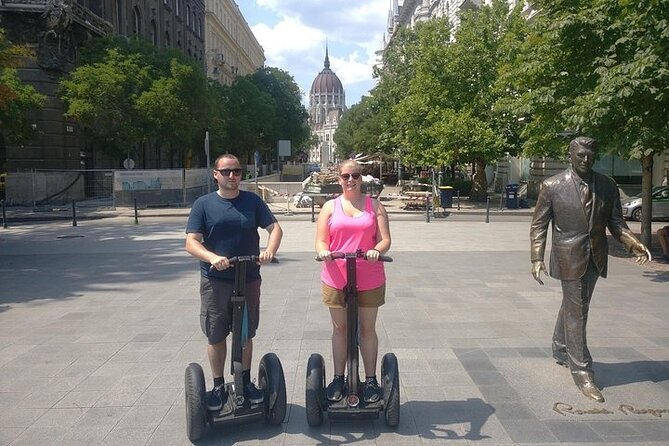 Segway guided Tour in Downtown Budapest - Park, Hungarian National Bank, and the German and Soviet statues