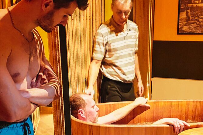 Unique Ice bath experience at Lukács BeerSpa - Logistics Made Simple: Mobile Ticket, Private Group, Same Meeting Point